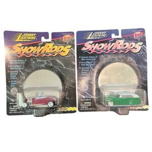 Johnny Lightning Show Rods Red Emperor and Green 41 Phaeyton new set of 2